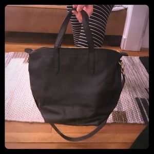 SOLD!! NWT Cuyana Black Pebbled Leather tote sm